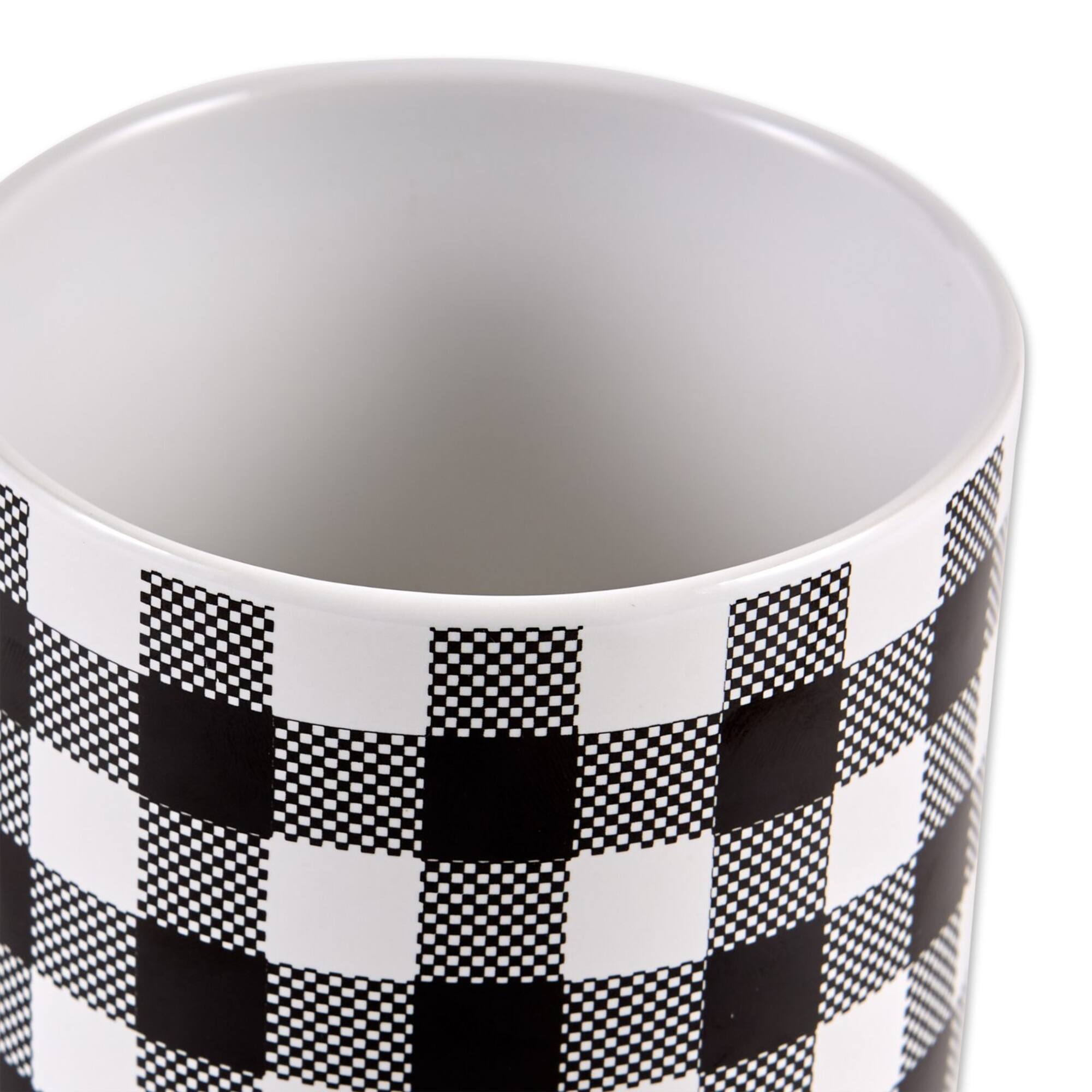 DII® Buffalo Check Ceramic Canister Set